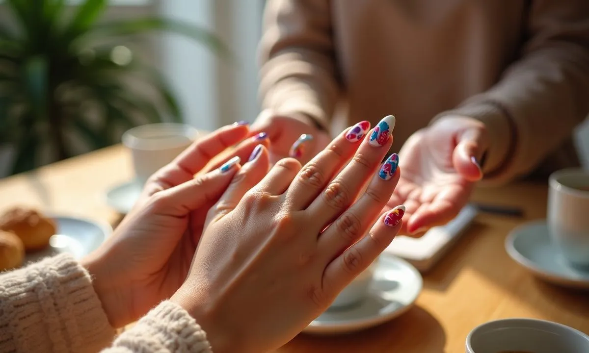 Secret Nail Art Exposed: Bold Colors and Hypnotic Swirls Revealed