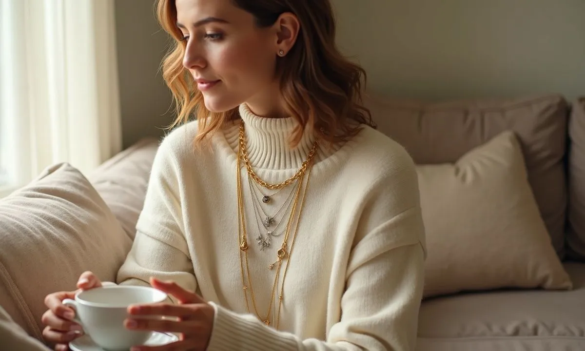 Layer Necklaces Turtleneck - How to Layer Necklaces Over Turtlenecks: 2026’s Coziest Chic Upgrade