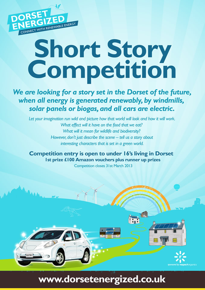 Dorset Energized Launch Short Story Competition for under 16’s Lets