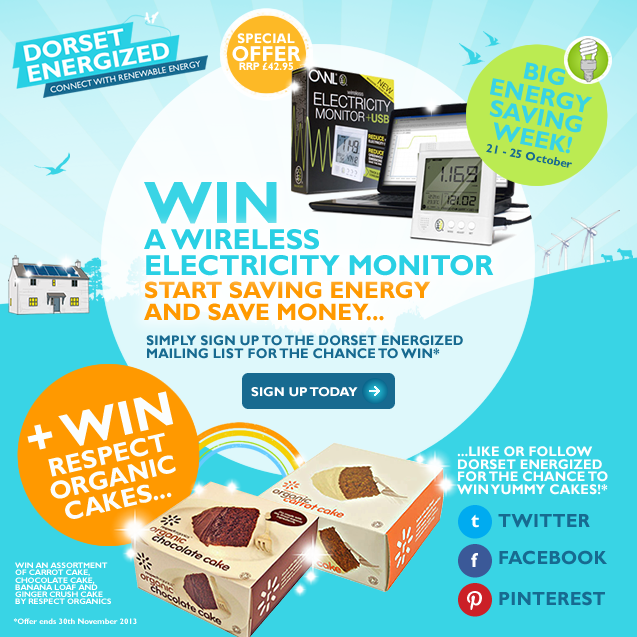 Win an Owl Energy Saving Monitor and Organic Cakes