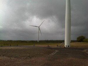 Oakdale Wind Farm - up close